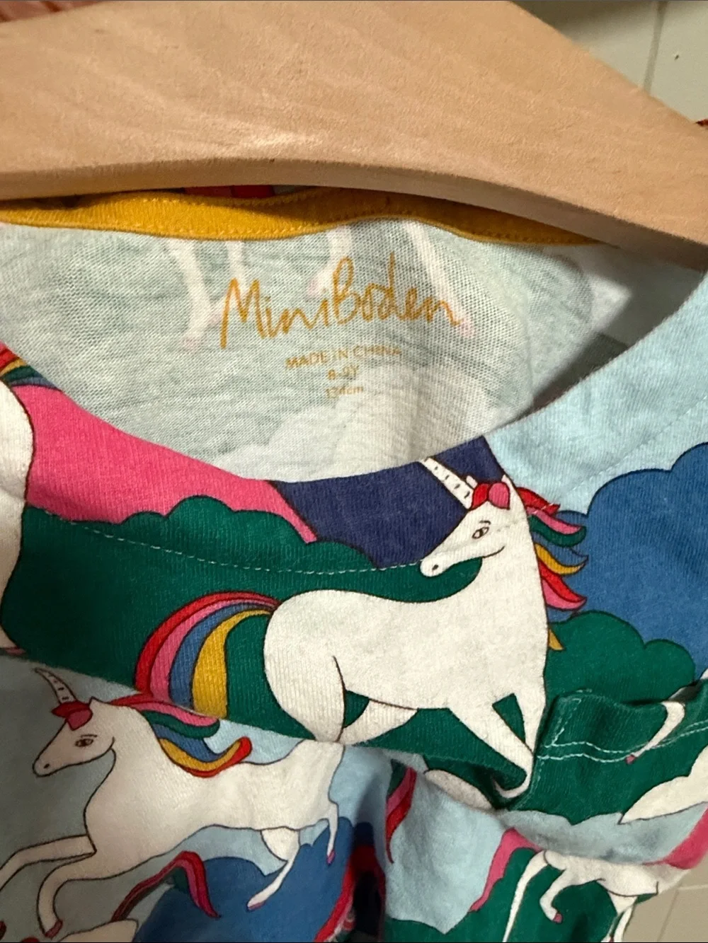 Mini Boden Unicorn Cotton Dress 8-9 yrs.